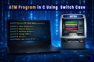 atm program in c using switch case