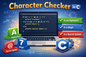 C Program to Check Alphabet, Digit or Special Character