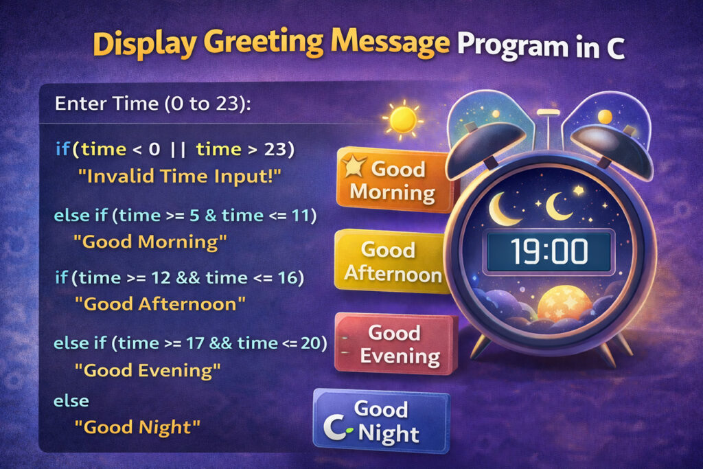 greeting message display program inc