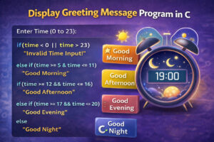 greeting message display program inc